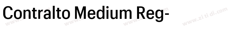 Contralto Medium Reg字体转换